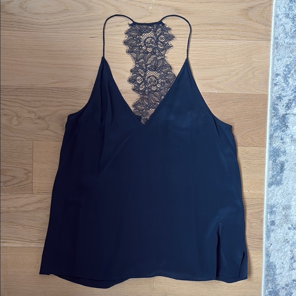 Cami NYC Black Lace Backless Camisole